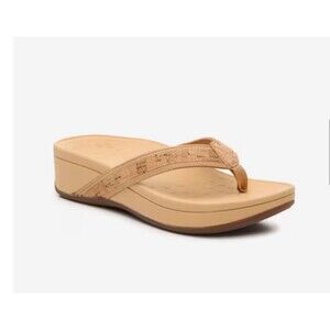 Vionic Women's Size‎ 10 Pacific High Tide Tan Cork Detail Platform Sandals